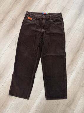 Empyre Skate Java Corduroy Baggy Relaxed Pants Bottoms size 34 SF